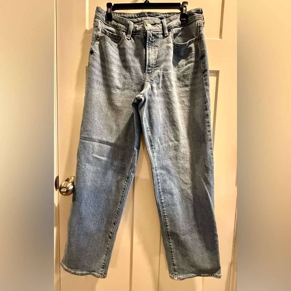 Old Navy Light Blue Wide-Leg Jeans